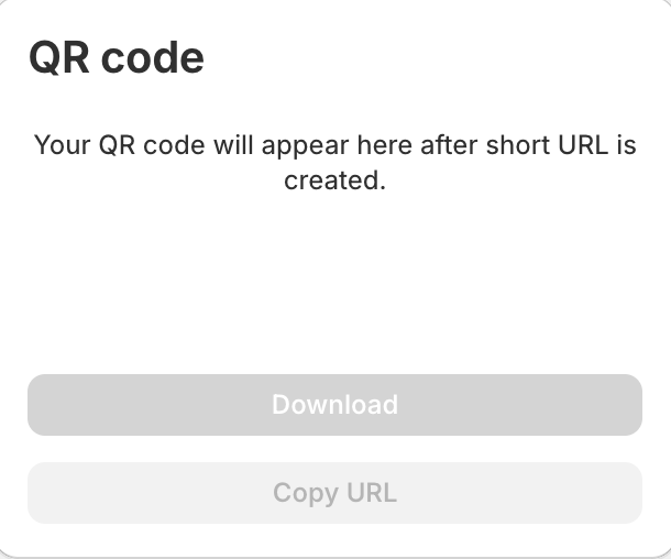 Generate QR code